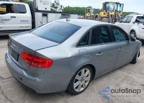 2010 Audi A4 2.0T Premium from USA, damaged, VIN WAUBFAFL6AN001279